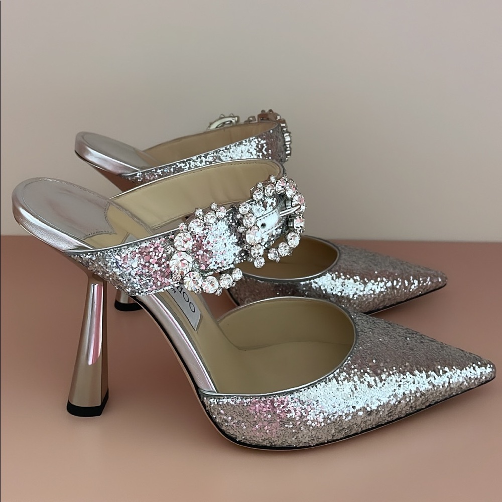 Jimmy Choo NWT Glitter Heels